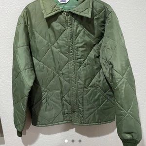 Old military liner jacket
